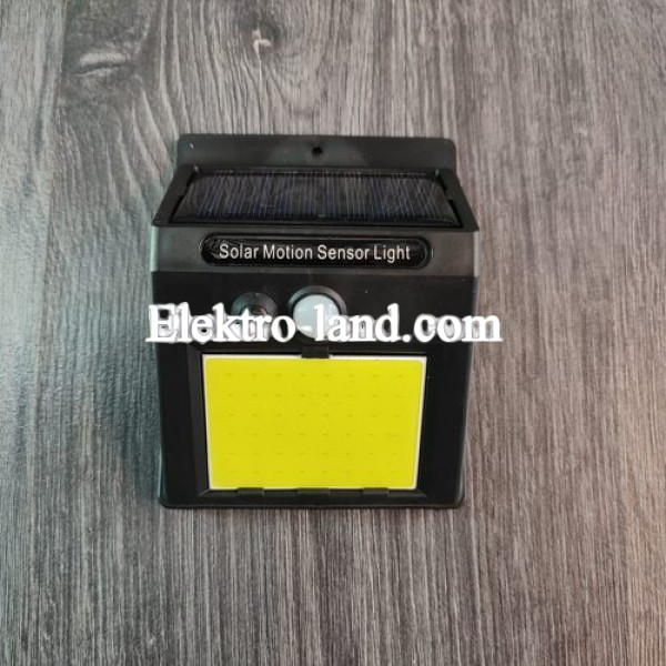 Светодиодный светильник уличный  на солнечных батареях Solar motion sensor Light с датчиком движения IP65 